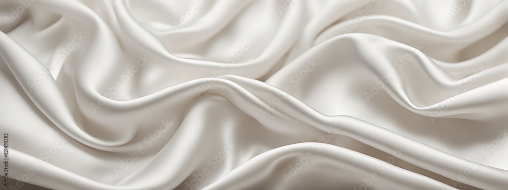 Soft White Blurred Background Texture: Elegant and Peaceful Satin Fabric with Silky Ripple Effect, Luxurious Smooth Material for Fashion, Beauty Design, Home Décor, and Creative Projects Soft White Blurred Background Texture: Elegant and Peaceful Satin Fabric with Silky Ripple Effect, Luxurious Smooth Material for Fashion, Beauty Design, Home Décor, and Creative Projects