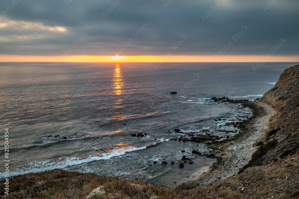 Golden Cove Tranquility at Sunset