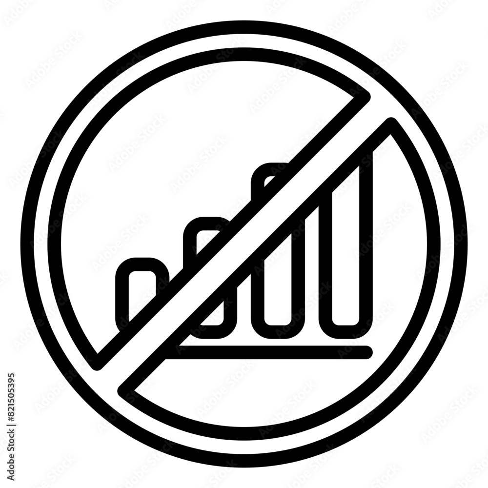 disconnect icon, line icon style disconnect icon, line icon style