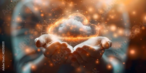 Transitioning to the Cloud for Increased Agility and Cost Efficiency. Concept Cloud Migration, Agility, Cost Efficiency, Transition Plan, Cloud Implementation photo