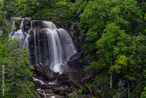 Whitewater Waterfalls on a cloudy day