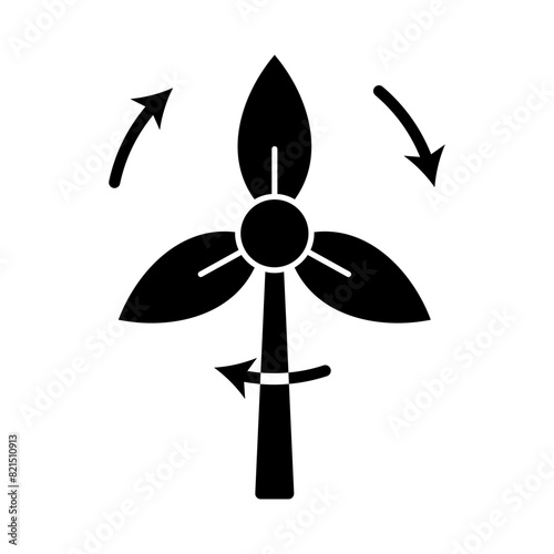 Wind power Glyph