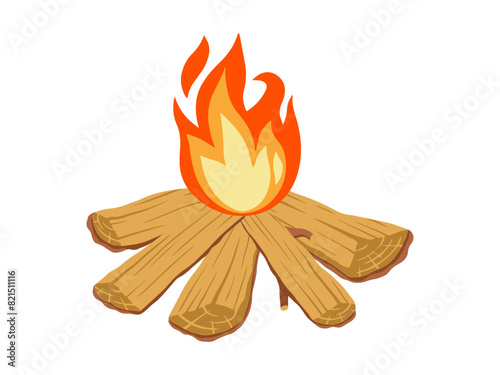kindling wood Illustration
