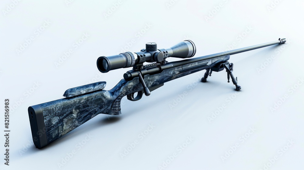 sniper rifle on white background in high resolution and quality sniper rifle on white background in high resolution and quality