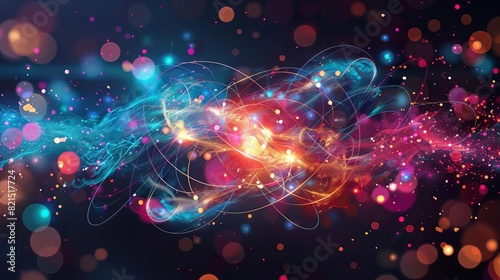 A Feynman diagram representing an interaction between subatomic particles,