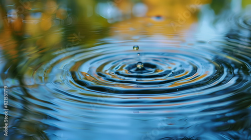 Abstract close up of Water Ripples