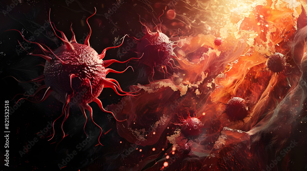 The Intense Battle Between Viruses and the Immune System The Intense Battle Between Viruses and the Immune System