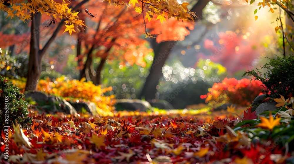 an autumn season leaf plant scene an autumn season leaf plant scene