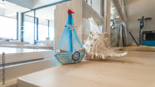 ship boat shell object icon table desk ciopy space summertime season vacation beach travel trip tourism water tropical holiday blue ocean island sunlight art relaxation sale fish 
