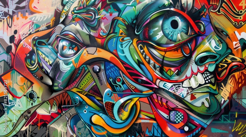 Allies, American Symbols, surreal fantasy drawings with vibrant shades, contemporary urban graffiti, SFX Allies, American Symbols, surreal fantasy drawings with vibrant shades, contemporary urban graffiti, SFX