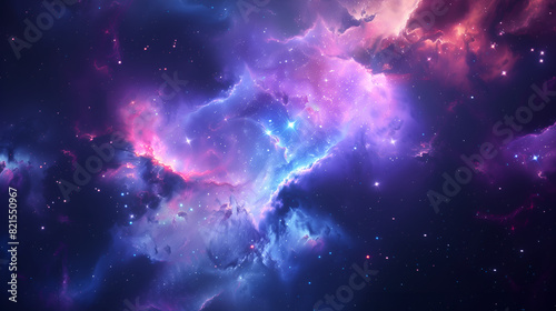 Galaxy Space of Nebula landscape photo