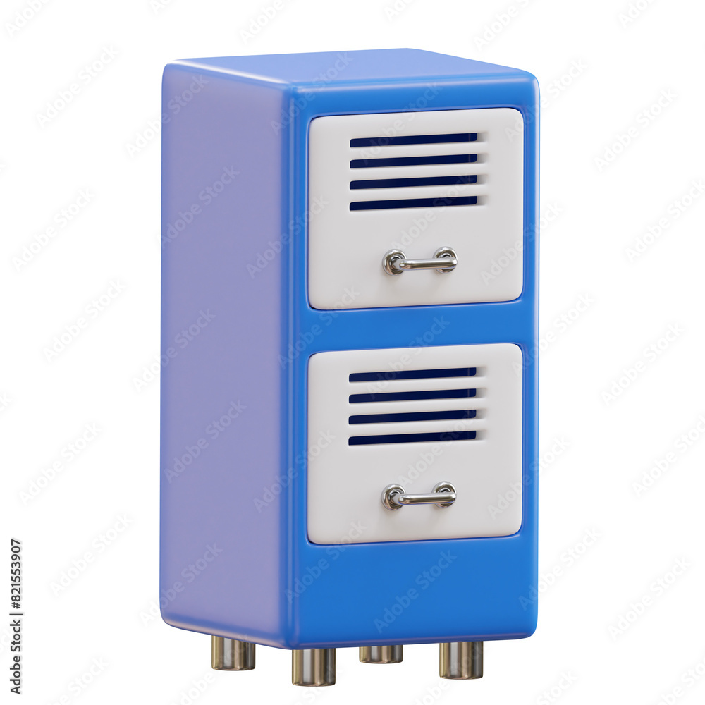 Locker furniture education 3d icon