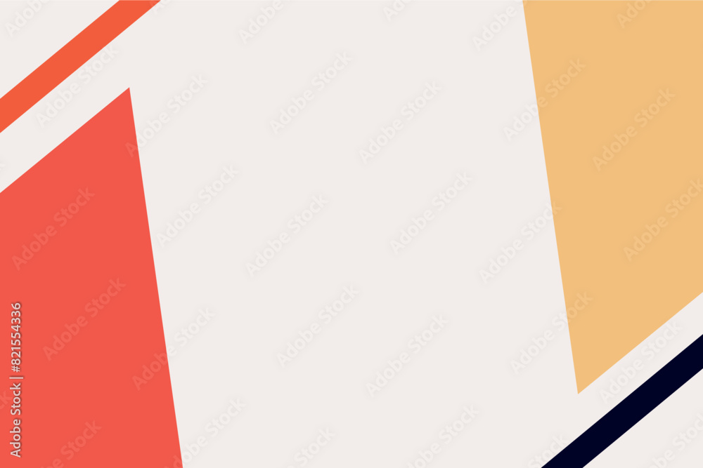 Fototapeta premium Abstract background with vintage colors and triangle shapes.