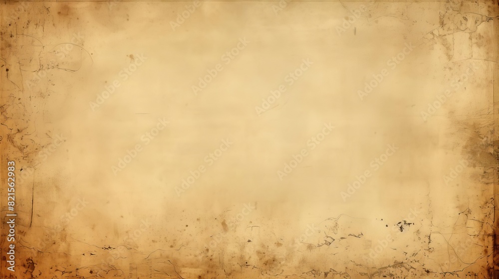 Obraz premium Vintage paper texture background with an old, grungy appearance. Ideal for scrapbooking, design projects, and artistic creations.