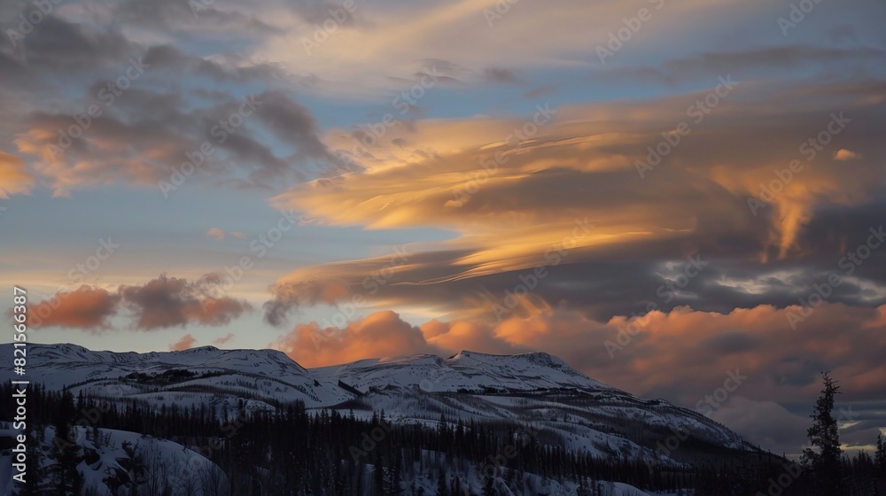 Chinook Cloudiness at Sundet, sundets Chinook Cloudiness at Sundet, sundets