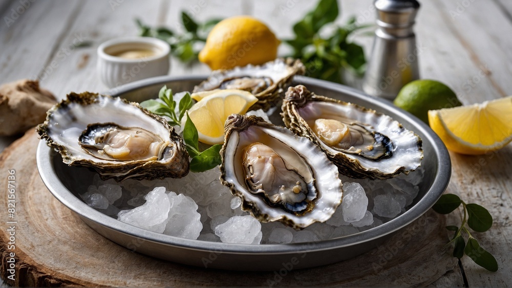 Oysters - Often served raw with a squeeze of lemon. Oysters - Often served raw with a squeeze of lemon.