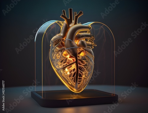Cinematic 3D Holographic Model of the Detailed Anatomical Heart for Medical Research and Healthcare Diagnostics