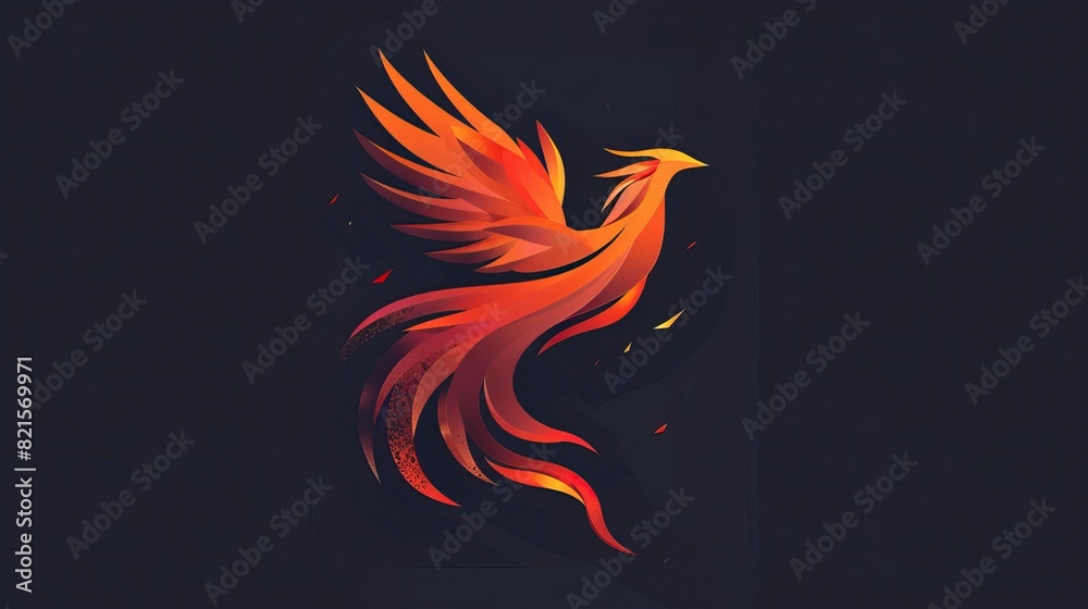 Charming Illustration Phoenix Logo Concept, Logo Design Charming Illustration Phoenix Logo Concept, Logo Design