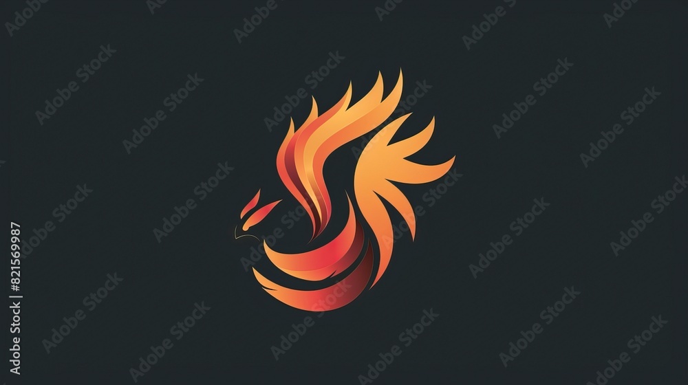 Charming Illustration Phoenix Logo Concept, Logo Design Charming Illustration Phoenix Logo Concept, Logo Design