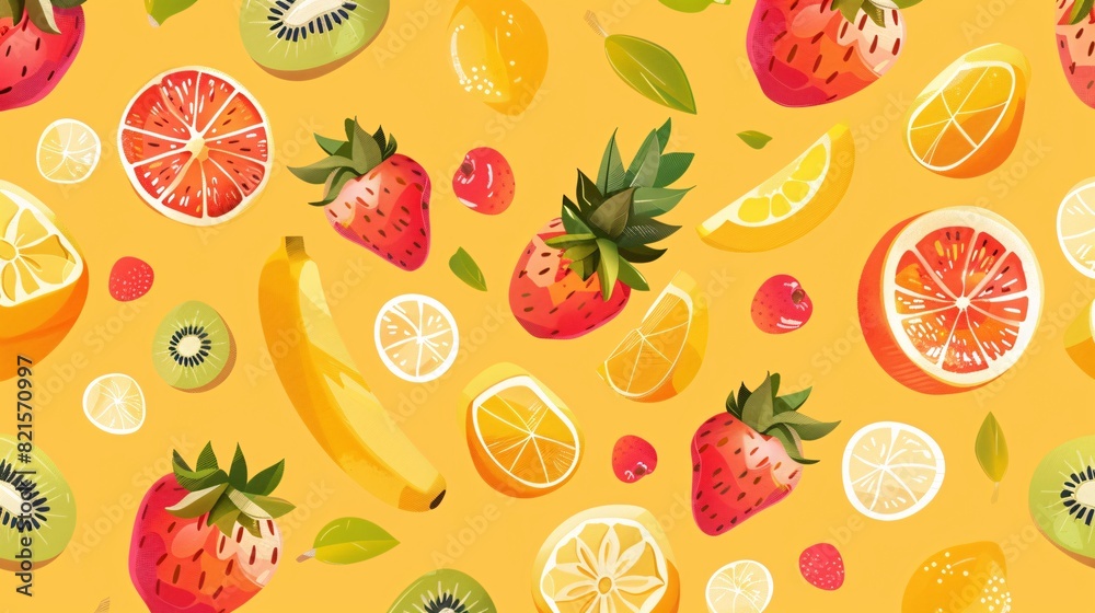 fruit pattern illustration fruit pattern illustration