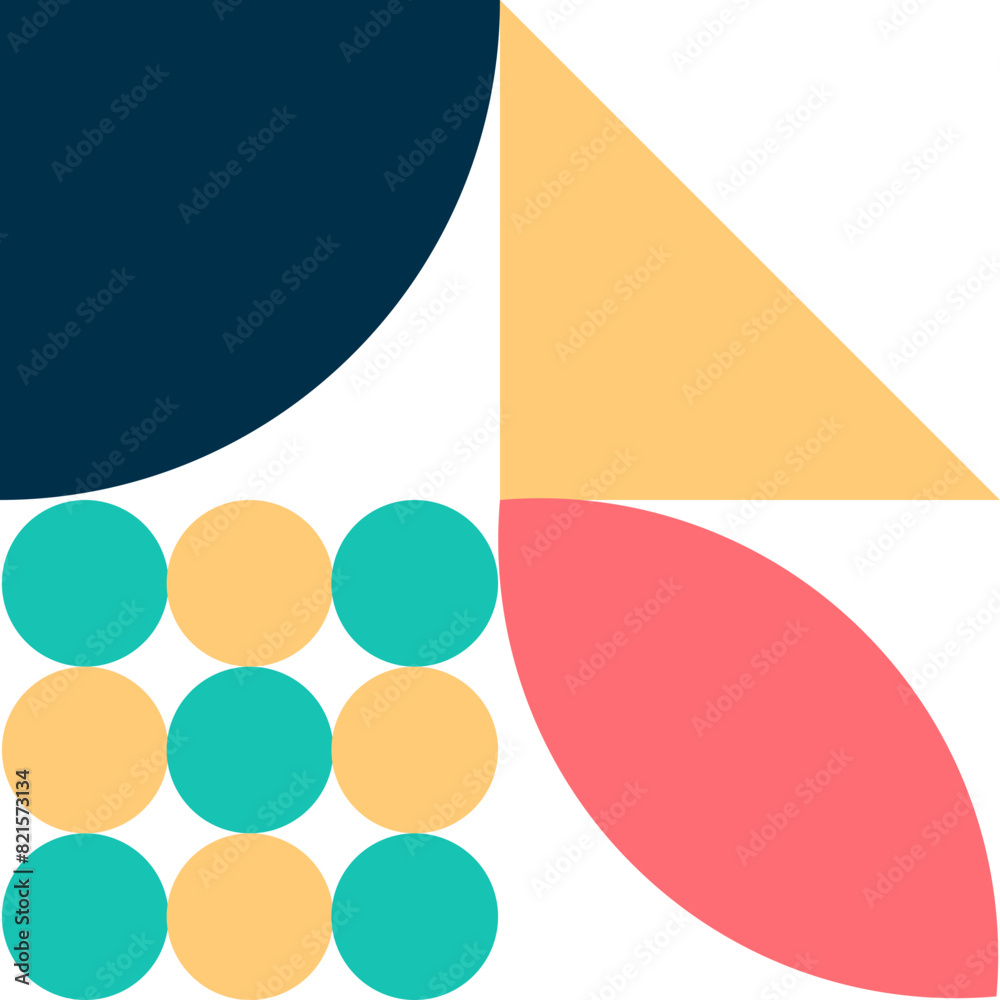 Abstract Bauhaus Shape Element Abstract Bauhaus Shape Element
