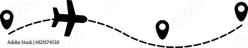 Airplane Dotted Line Element