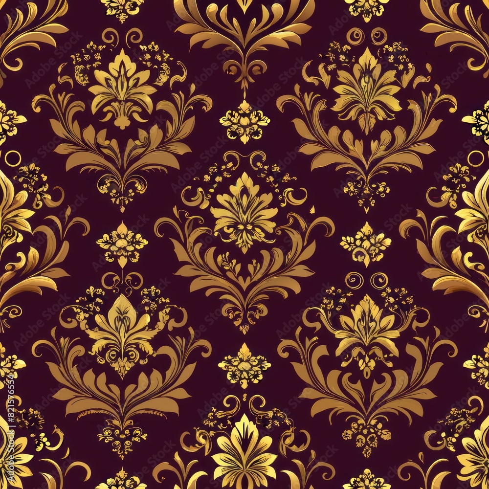 Seamless pattern of royal velvet textures with embossed patterns and motifs, adding a tactile and luxurious feel to your gift wrap, Generative AI Seamless pattern of royal velvet textures with embossed patterns and motifs, adding a tactile and luxurious feel to your gift wrap, Generative AI
