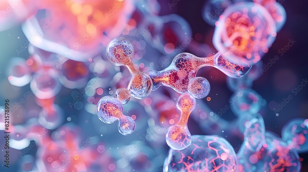 Vibrant Pulsing Cellular Structures A Microscopic World Brought to Life Vibrant Pulsing Cellular Structures A Microscopic World Brought to Life