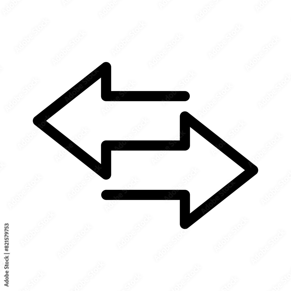 Exchange icon vector design illustration Exchange icon vector design illustration