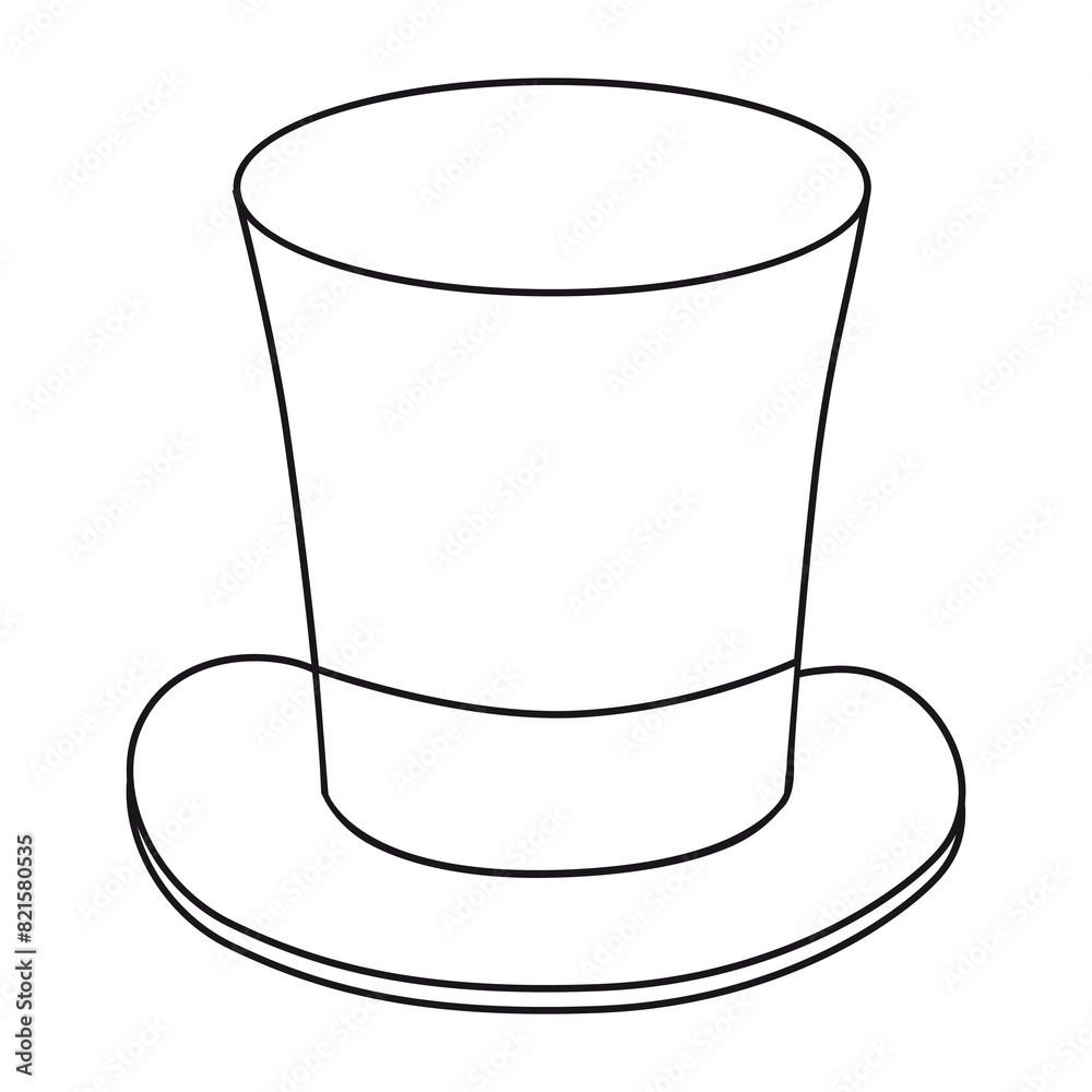 hat outline vector illustration hat outline vector illustration