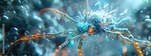Mesmerizing Microscopic Aquatic Creature A Stunning in Biophilic Design photo