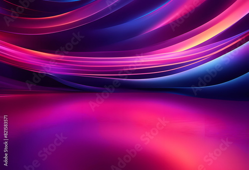 Abstract background with vibrant  flowing lines in shades of pink  purple  and blue  creating a dynamic and colorful visual effect.