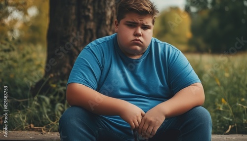 The Invisible Burden: Overweight Teen Carries Emotional Weight