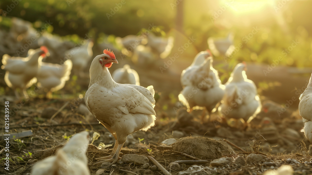 Fototapeta premium オーガニックファーム