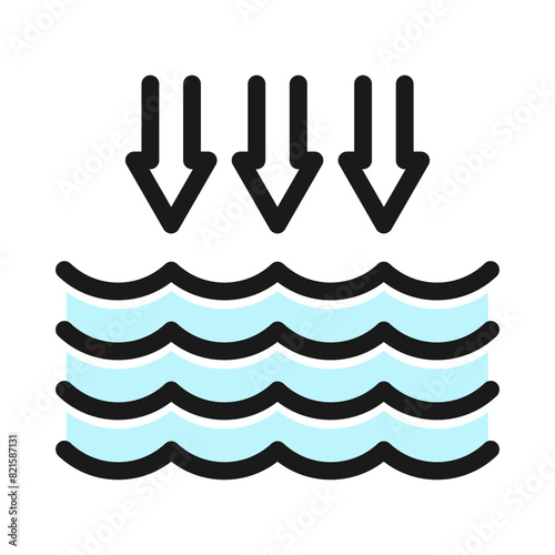 Condensation icon vector.