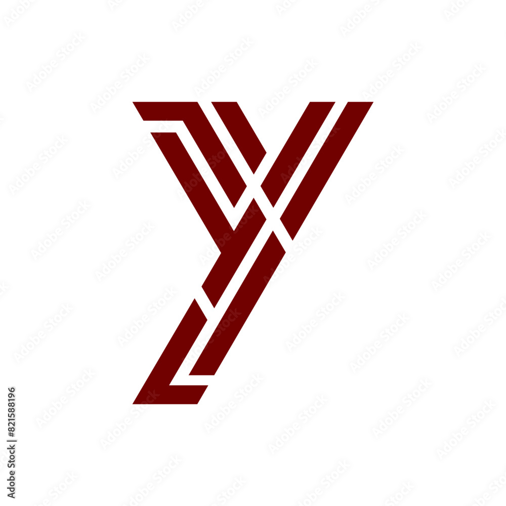 Monogram Y. Design vector Y logo. Monogram initial letter mark Y logo design. Monogram design vector logo. Monogram initial letter mark Y logo design. Simple Y monogram. Monogram Y design logo