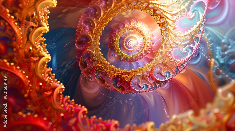 a colorful design with a spiral pattern background a colorful design with a spiral pattern background