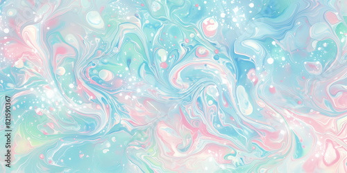 綺麗なマーブル模様の背景「AI生成画像」