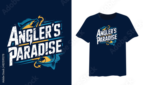 fishing t-shirt design, fishing vector typography t-shirt design.