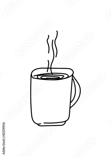 Heiße Tasse Kaffee