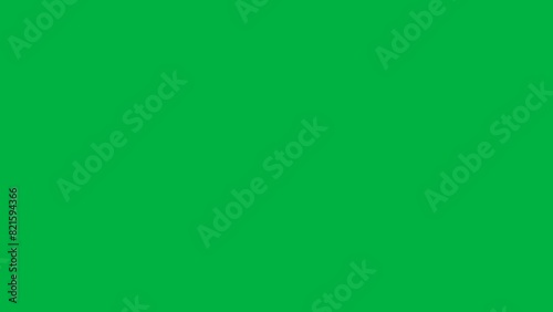 falling many paper green screen background