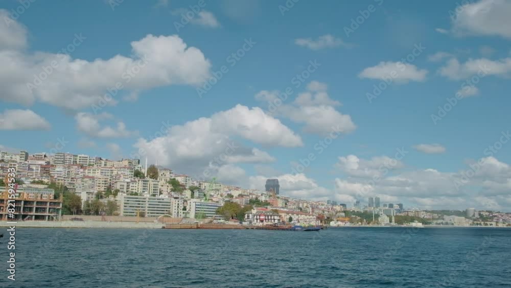 architectural view of the beautiful and dense buildings on the riverbank in the city of Turkey, during the daytime architectural view of the beautiful and dense buildings on the riverbank in the city of Turkey, during the daytime