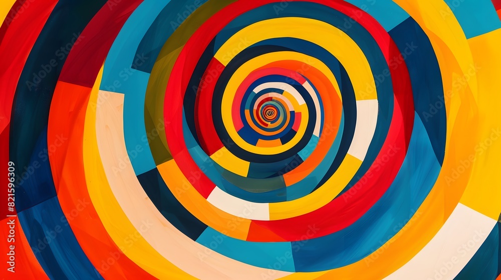 a colorful design with a spiral pattern background a colorful design with a spiral pattern background