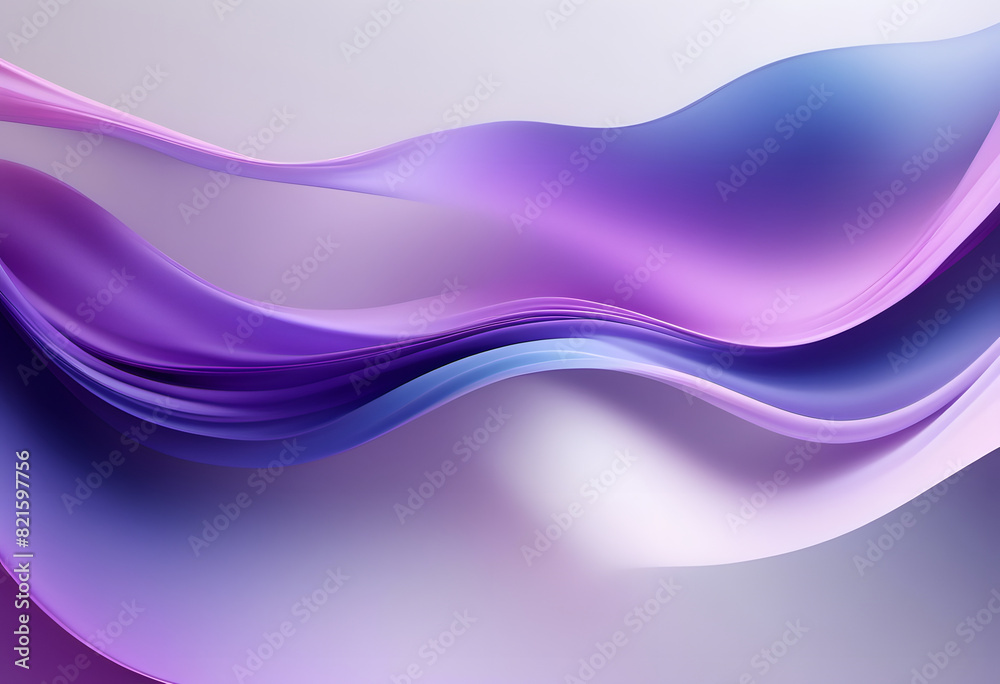 Abstract background with smooth, flowing curves in shades of purple and blue. Abstract background with smooth, flowing curves in shades of purple and blue.