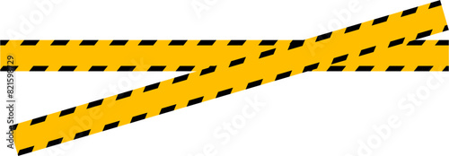 Yellow and Black Alert Stripe