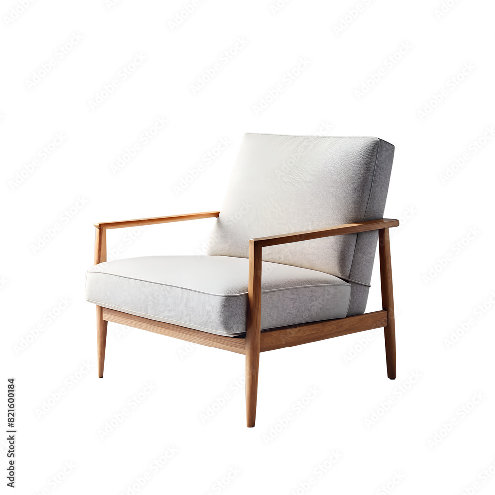 minimalist modern arm chair isolated on background minimalist modern arm chair isolated on background