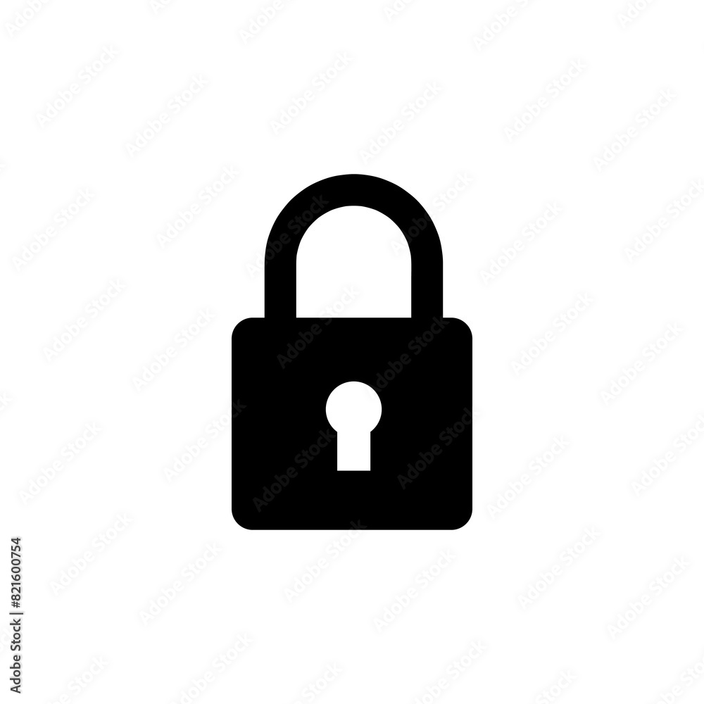 lock vector icon. simple flat trendy style illustration on white background..eps lock vector icon. simple flat trendy style illustration on white background..eps