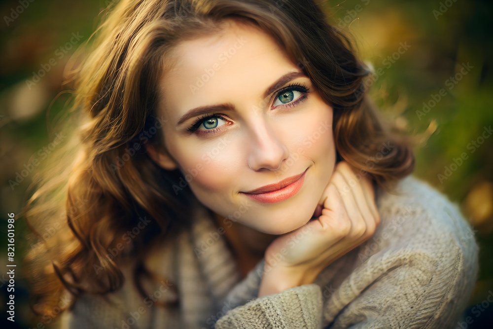 Portrait of a Woman Expressions of Warmth: A Tender Moment Portrait of a Woman Expressions of Warmth: A Tender Moment