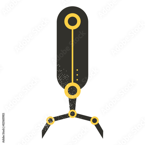 Claw in flat design