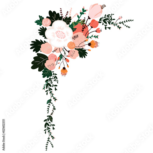 Floral frame design